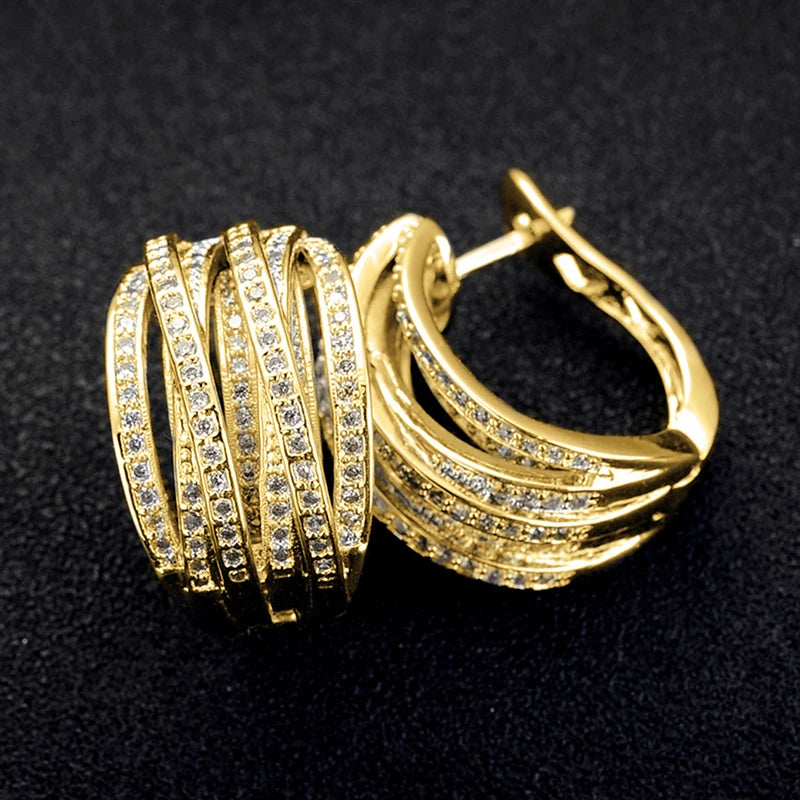 π Lunaria Orbit Luxe Hoops π