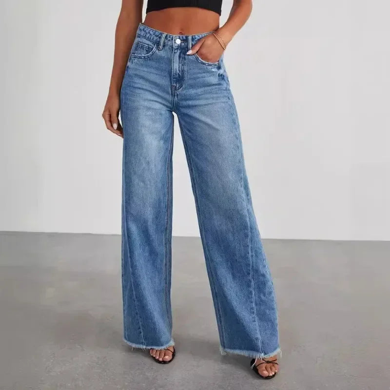 🌿 Lunaria Horizon Wide-Leg Jeans