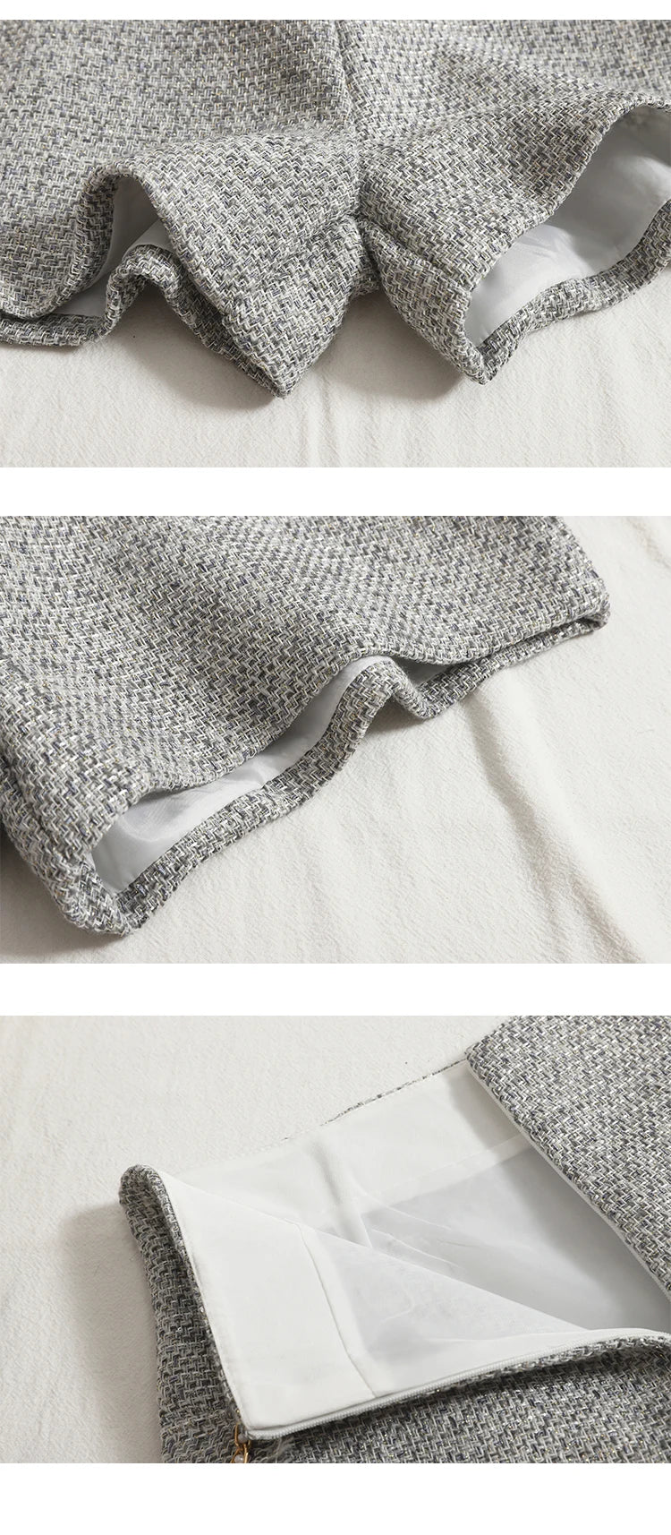 ✦ Lunaria Nocturne Tweed Shorts