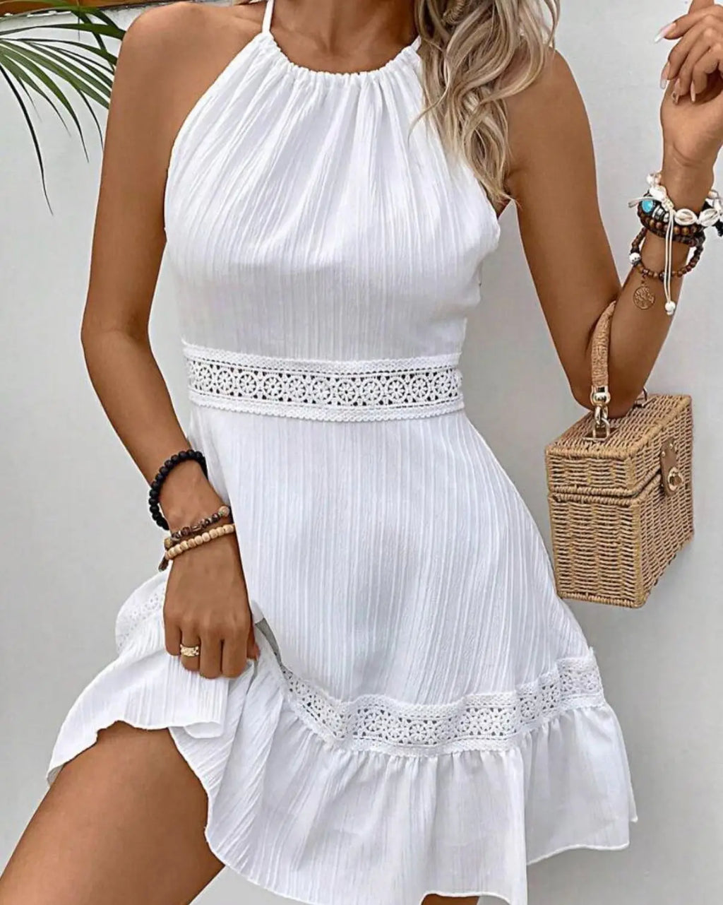 𓇼 Lunaria Solstice Breeze Halter Dress ✹⟡