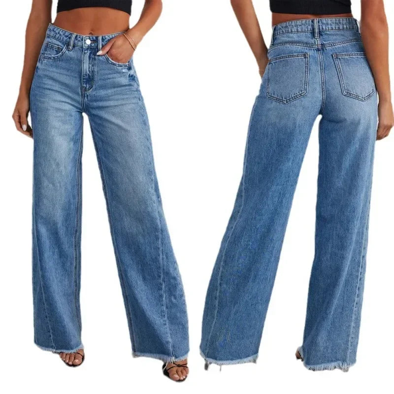 🌿 Lunaria Horizon Wide-Leg Jeans