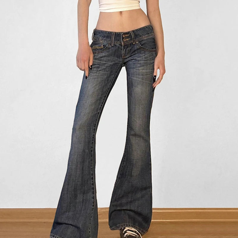 🌑 Lunaria Moonflare Vintage Jeans