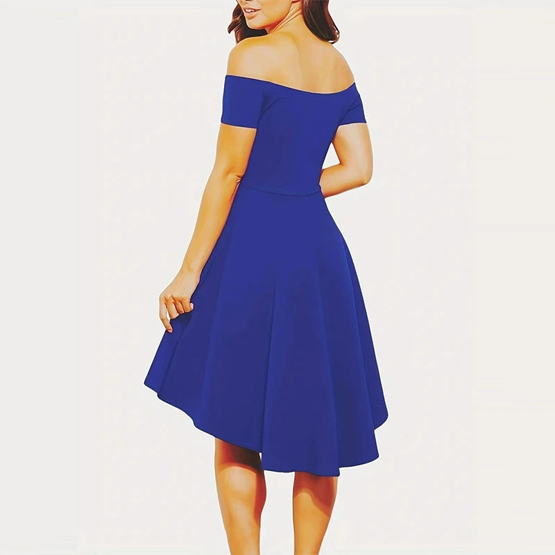 ✧ Lunaria Eclipse Asymmetry Dress