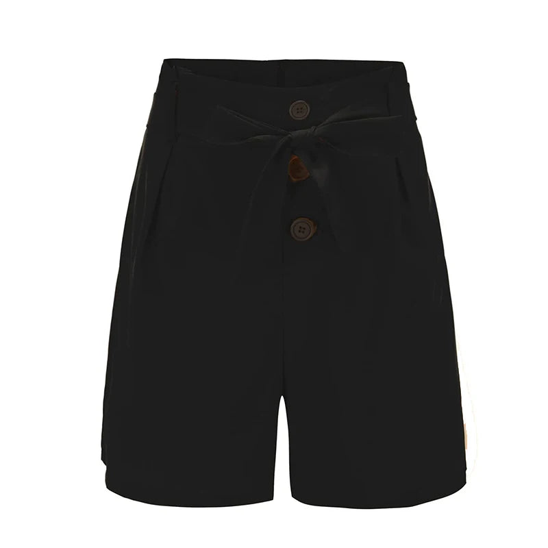 ✺ Solstice Bloom Tie-Front Shorts ☀️✶