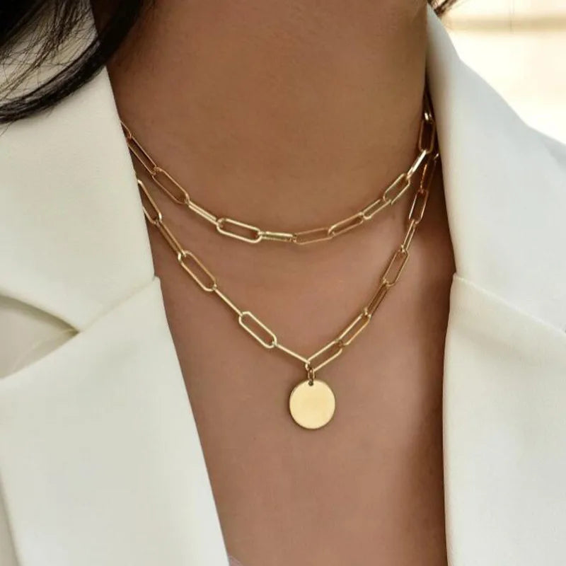 🌟 Lunaria TwinLight Necklace Set 🌟