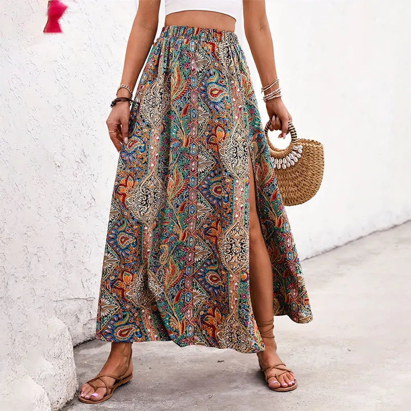 ☼ Solstice Mosaic A-Line Skirt ☼