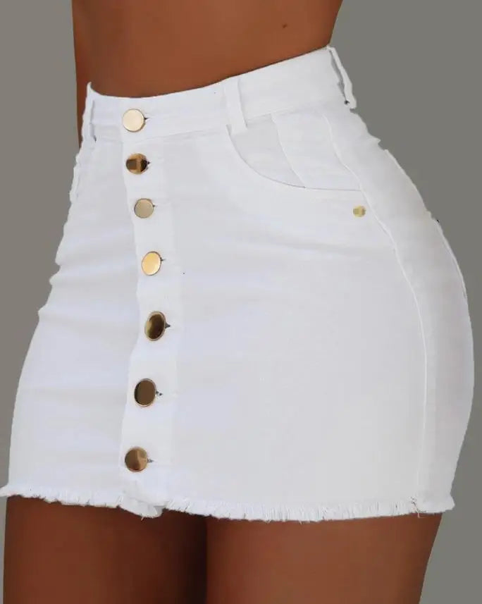 ❉ Aurora Buttoned Mini Skirt ❉