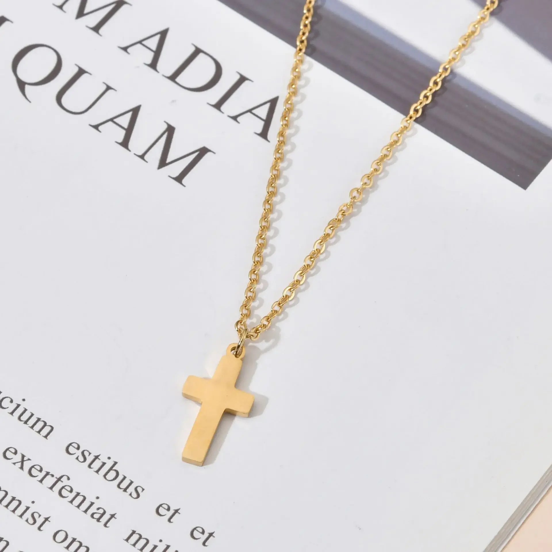 ✝️ Lunaria GraceCross Necklace ✝️