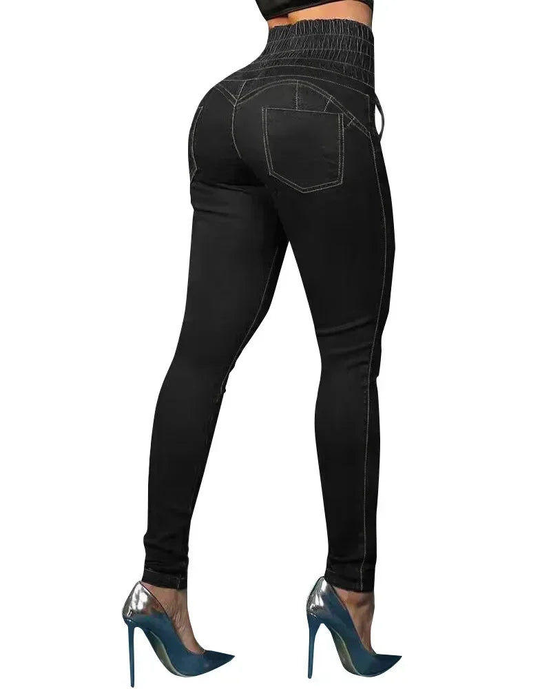 ✦ Lunaria Orbit Lace-Up Sculpt Jeans