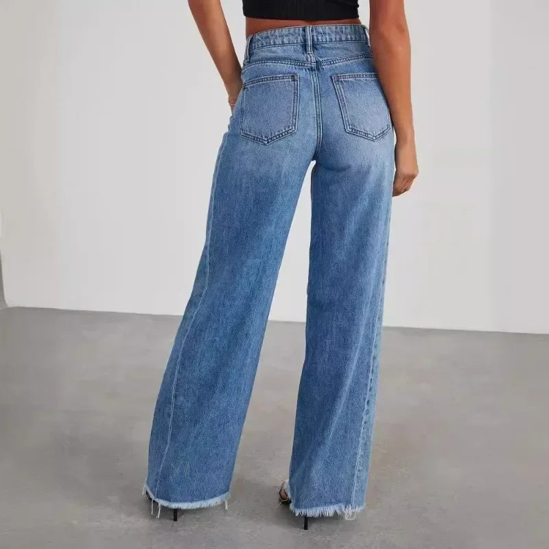 🌿 Lunaria Horizon Wide-Leg Jeans