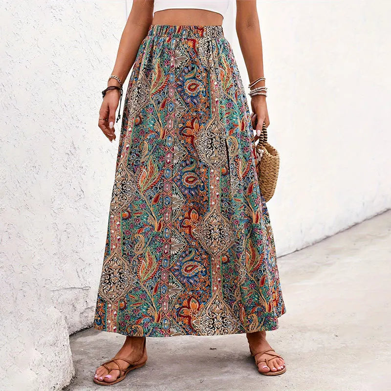 ☼ Solstice Mosaic A-Line Skirt ☼