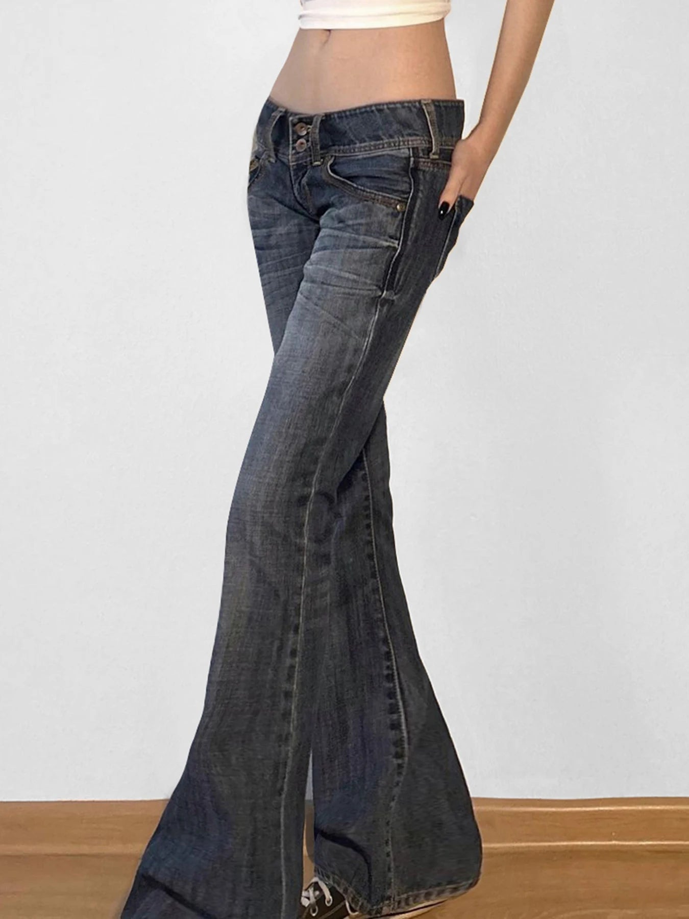 🌑 Lunaria Moonflare Vintage Jeans