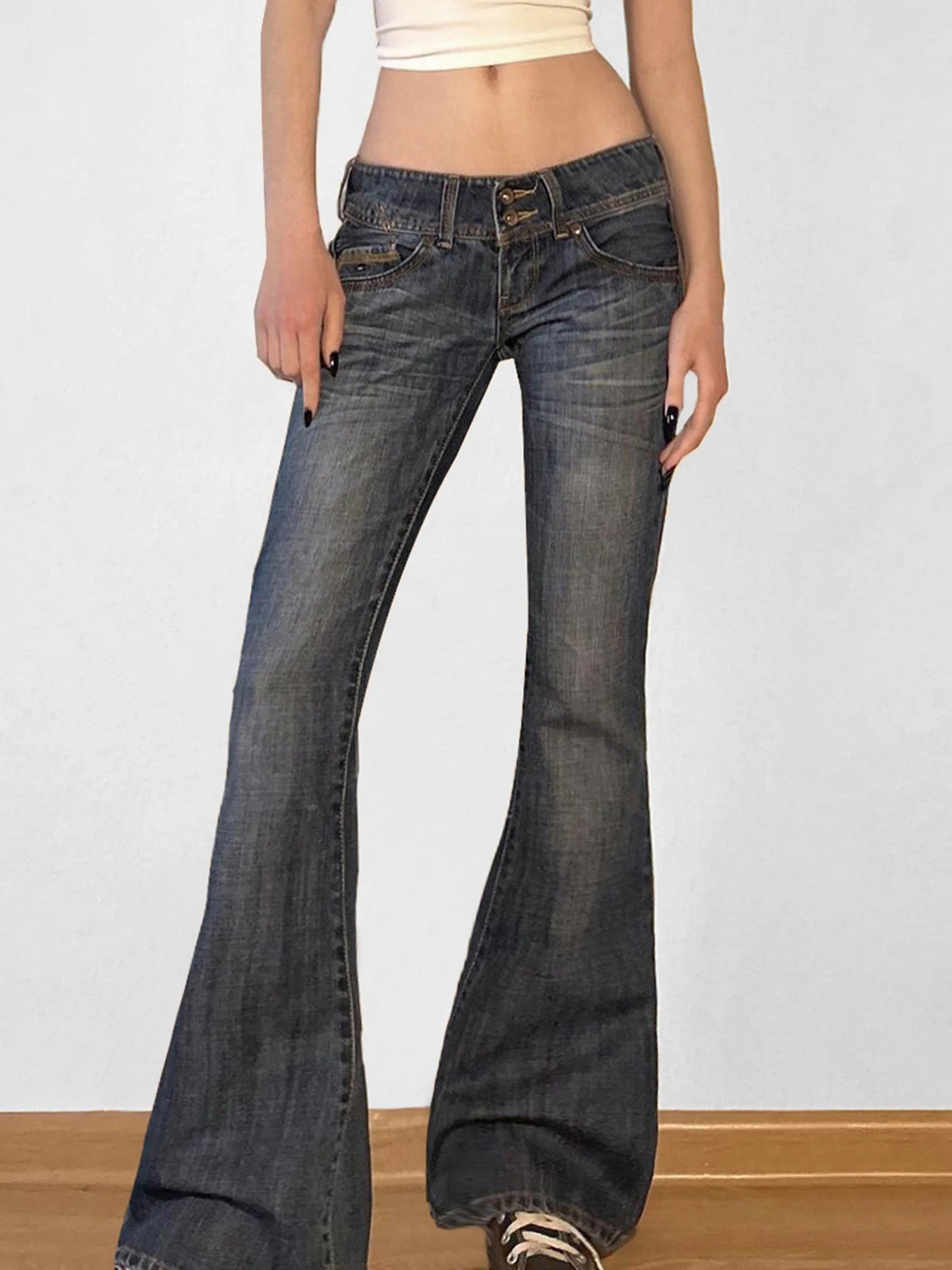 🌑 Lunaria Moonflare Vintage Jeans