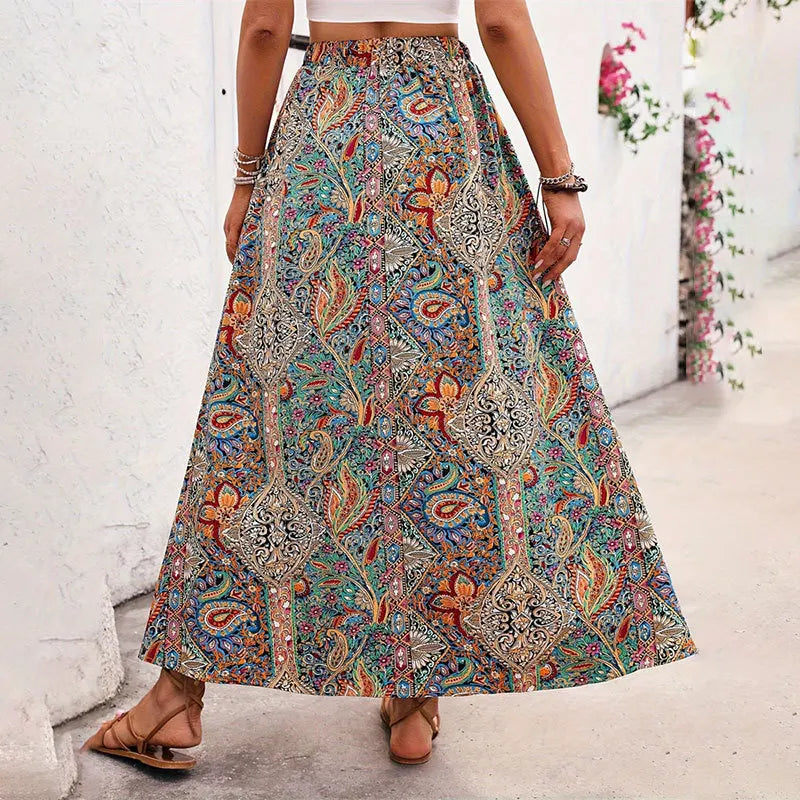 ☼ Solstice Mosaic A-Line Skirt ☼