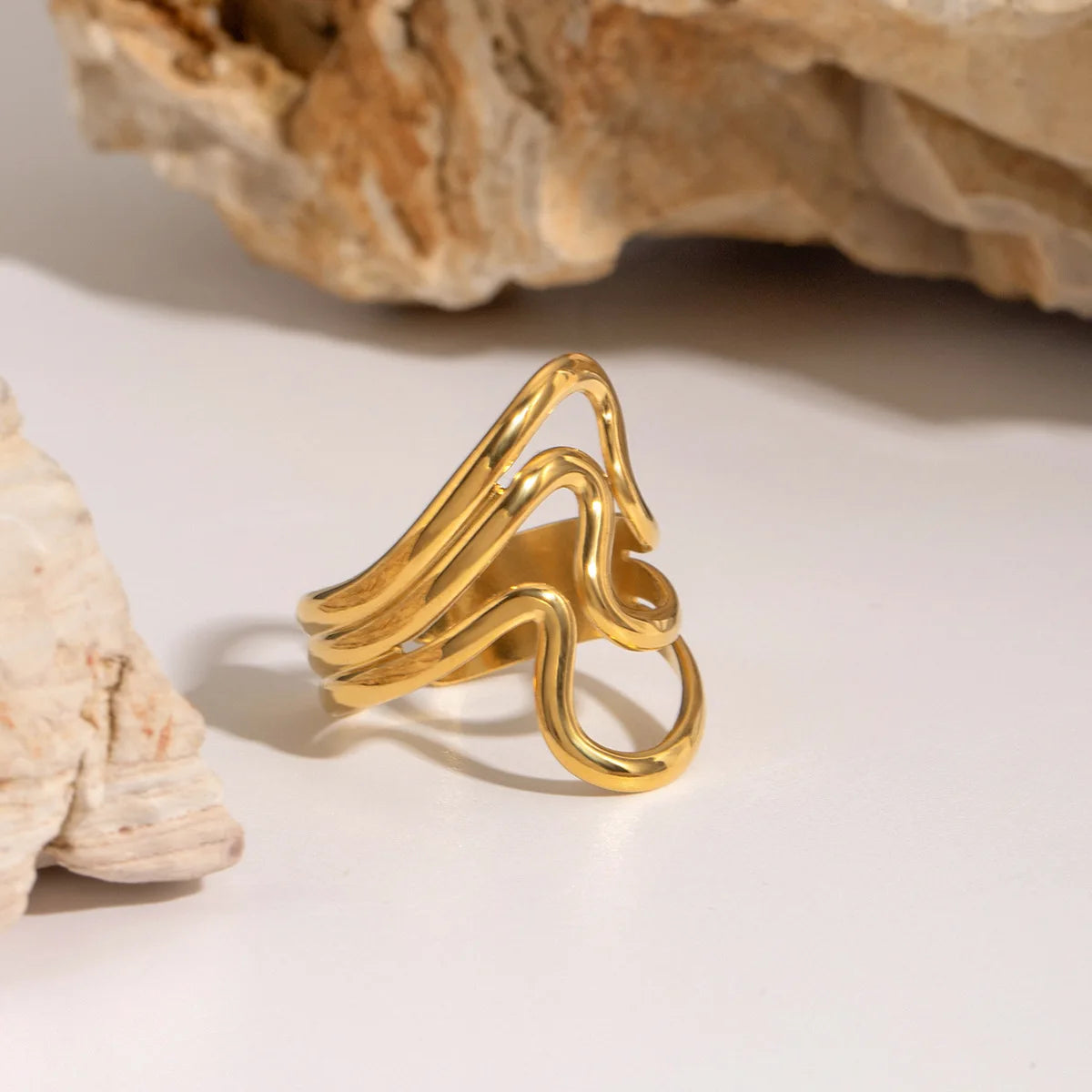 🌊 Lunaria AeonWave Ring 🌊