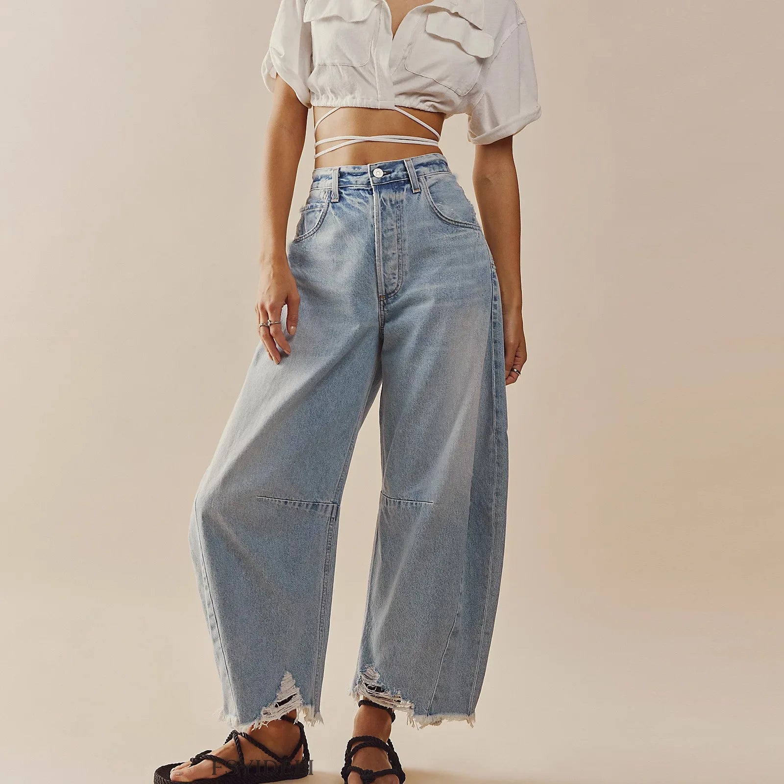 🌘 Lunaria Eclipse Tapered Jeans