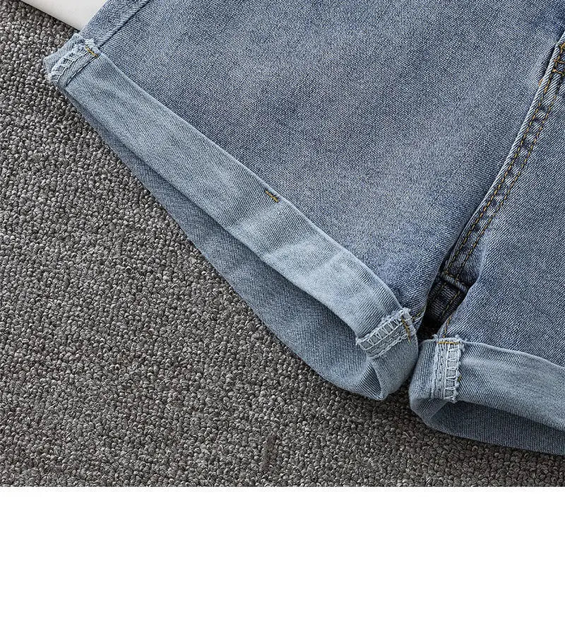 ✧ Lunaria Nova A-Line Denim Shorts