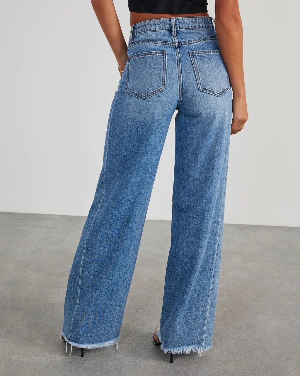 🌿 Lunaria Horizon Wide-Leg Jeans