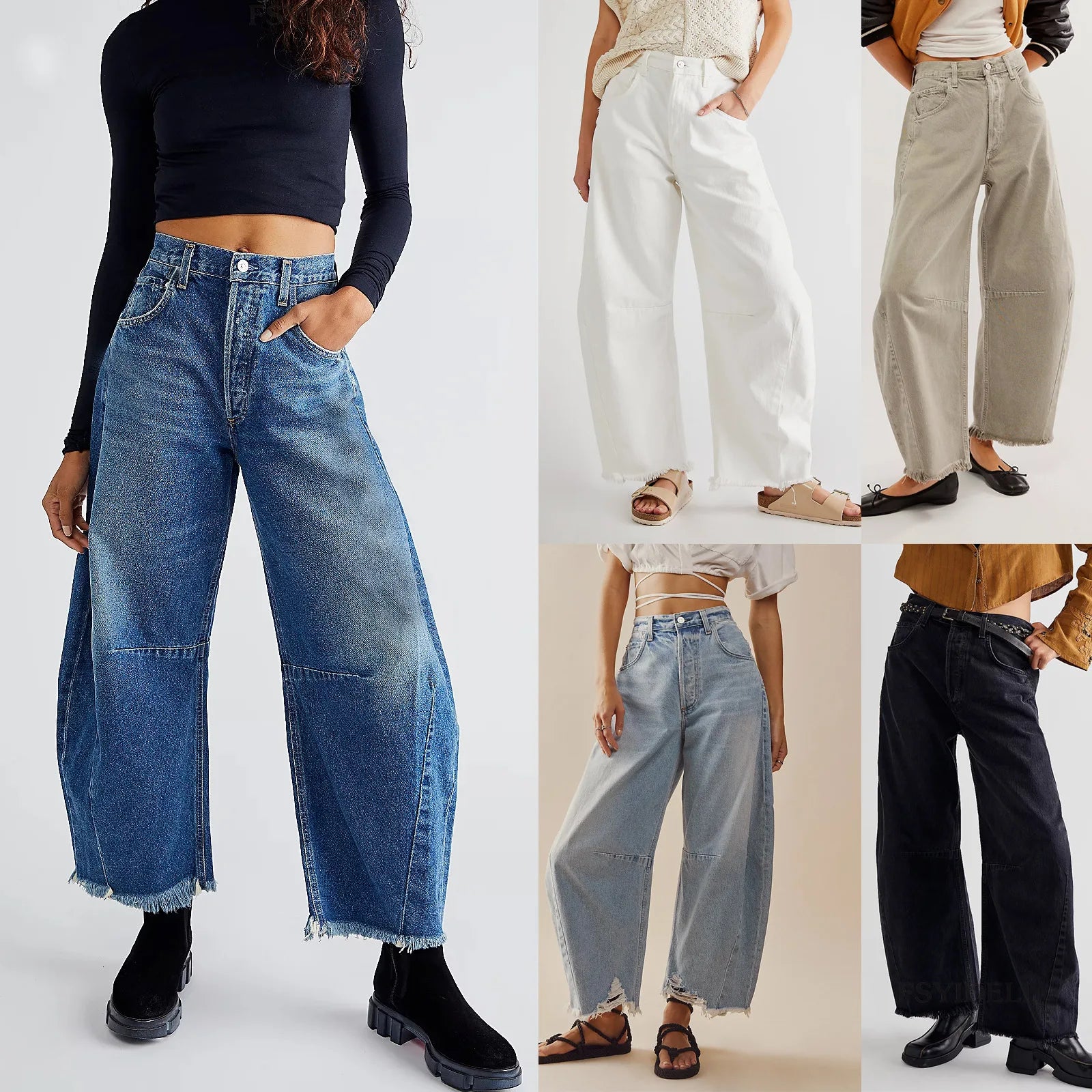 🌘 Lunaria Eclipse Tapered Jeans
