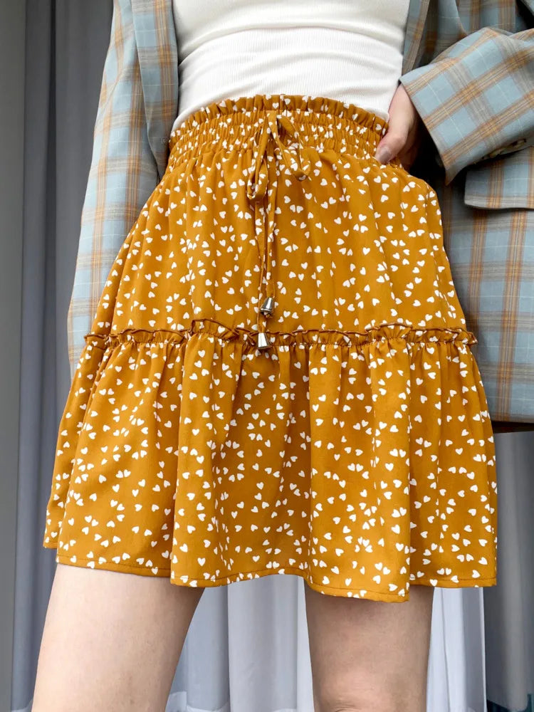 ✿ Solstice Bloom Ruffle Skirt ✿