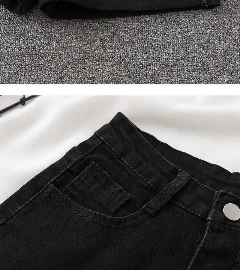 ✧ Lunaria Nova A-Line Denim Shorts