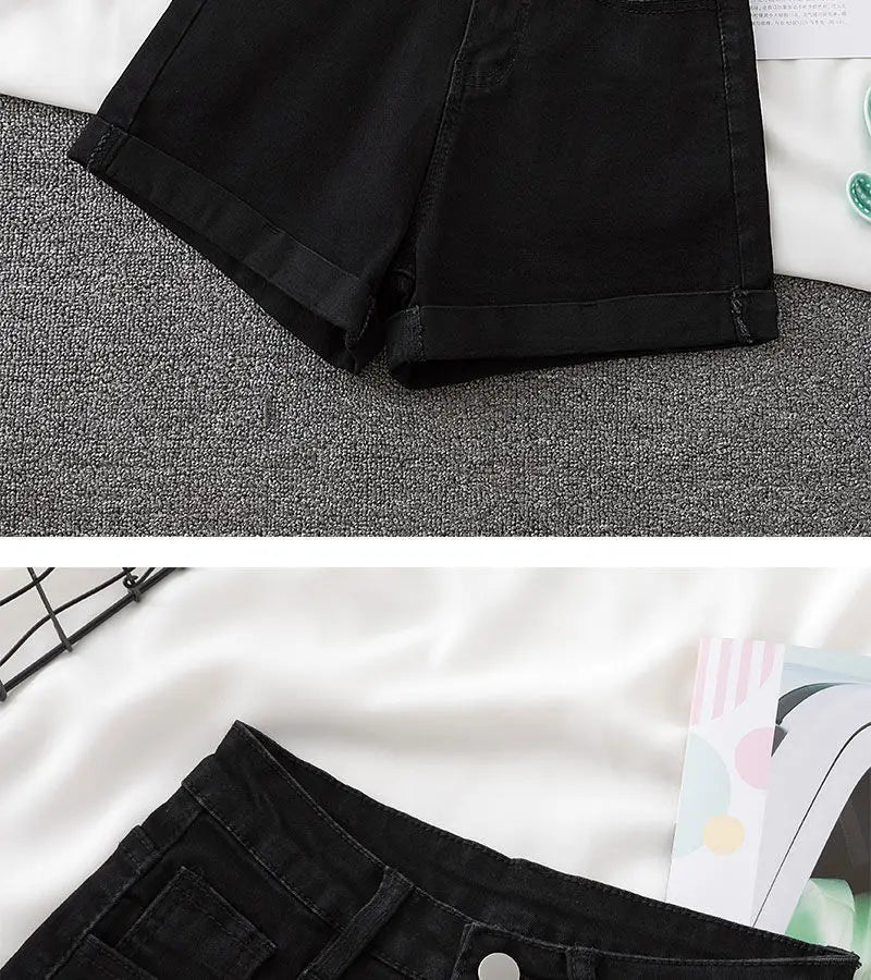 ✧ Lunaria Nova A-Line Denim Shorts