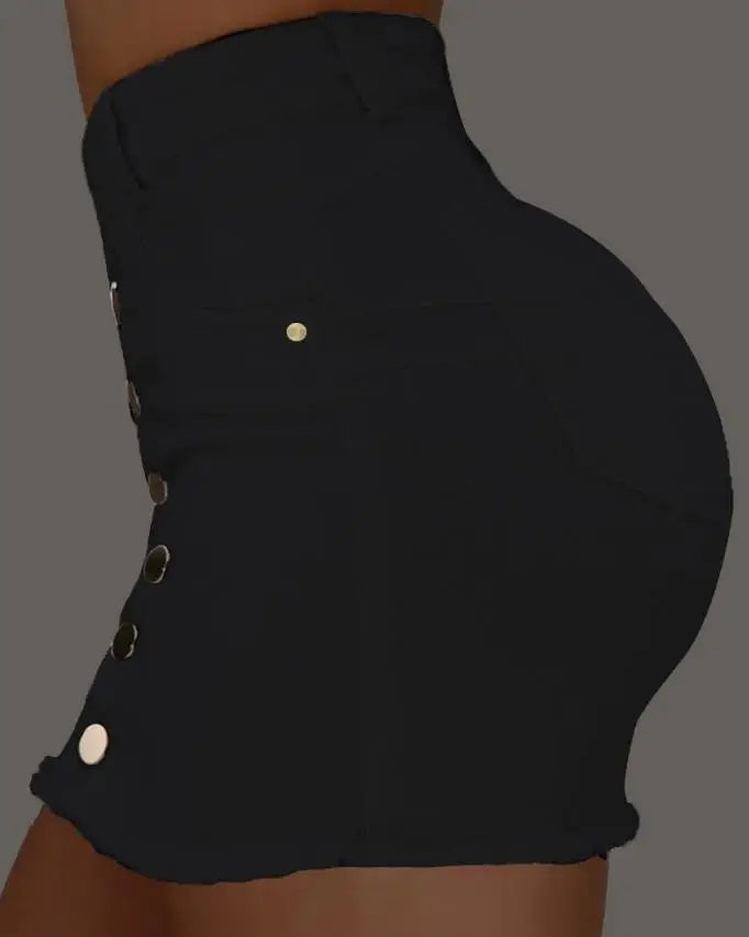❉ Aurora Buttoned Mini Skirt ❉