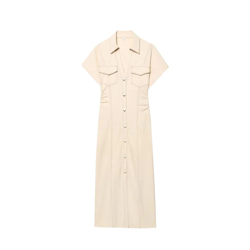 Spring Moon Jean Dress by Lunaria's
