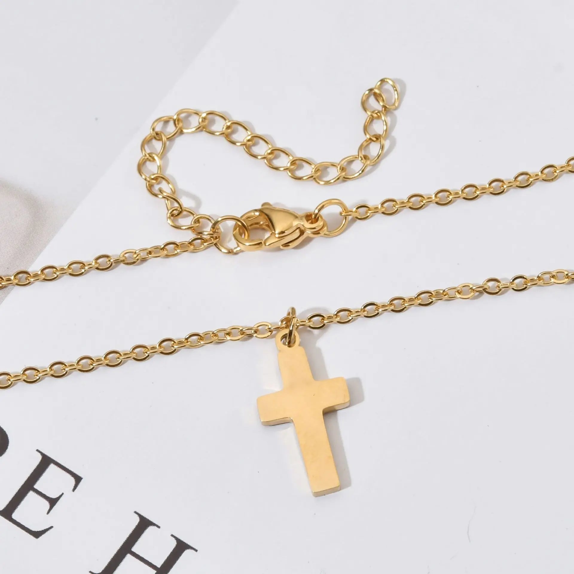 ✝️ Lunaria GraceCross Necklace ✝️