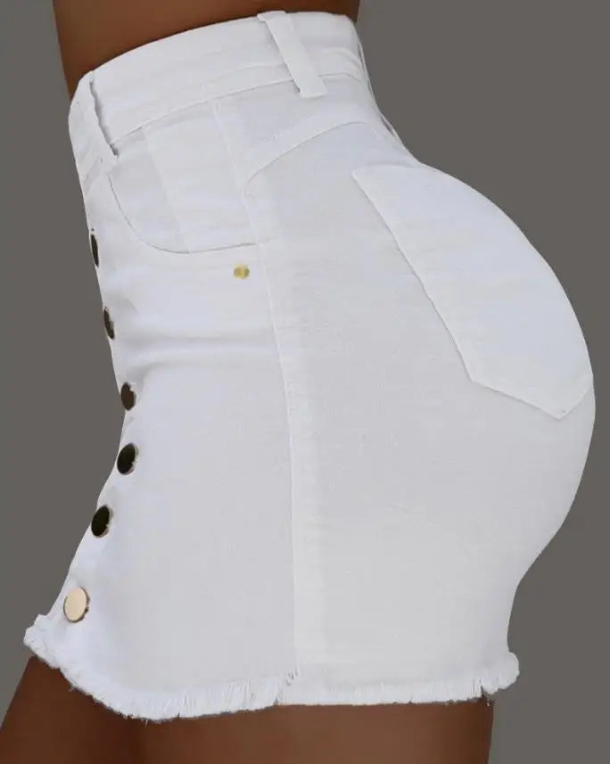 ❉ Aurora Buttoned Mini Skirt ❉