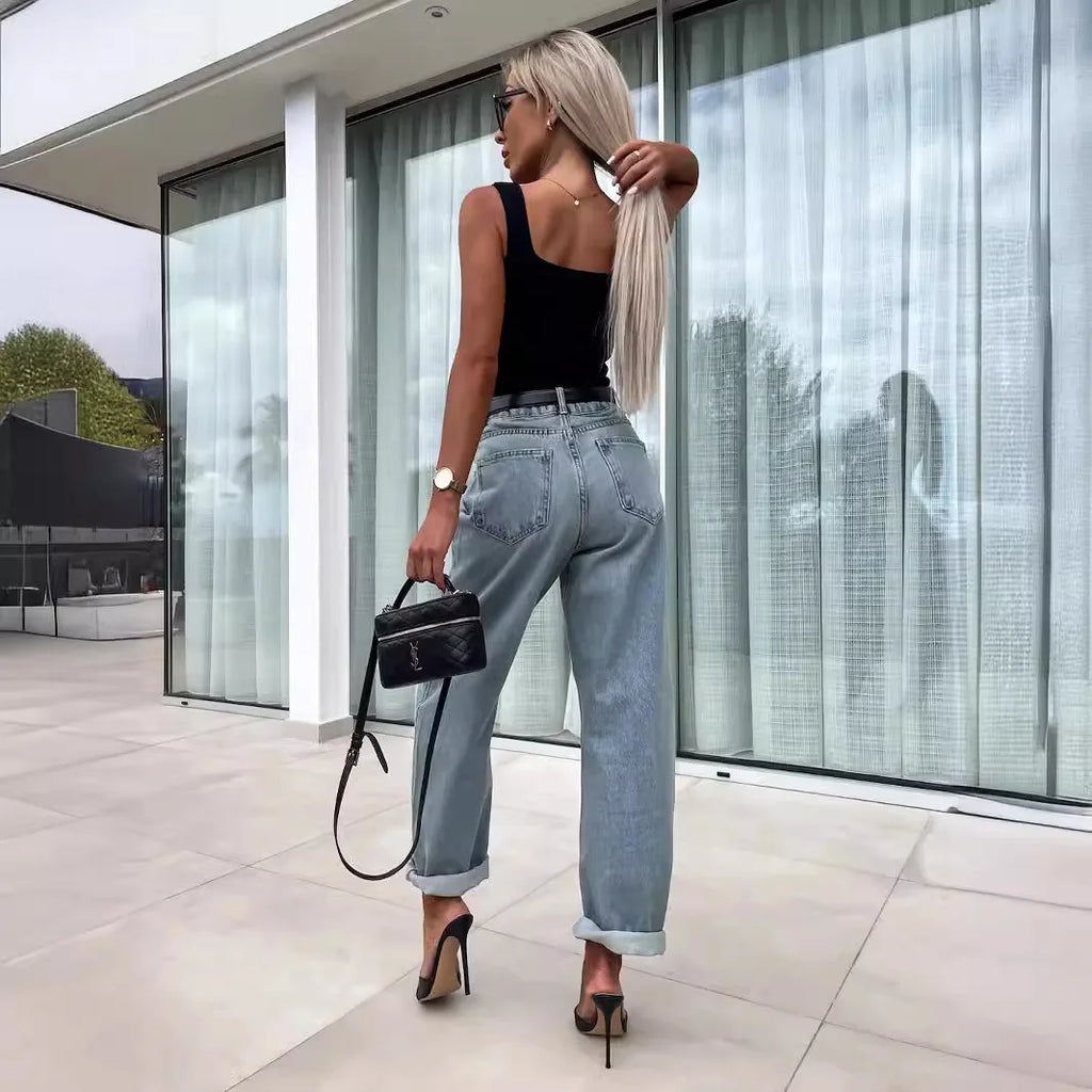 🌒 Lunaria Driftline Cropped Jeans
