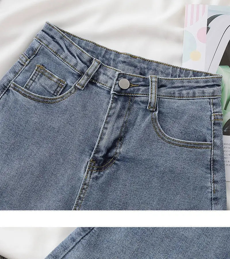 ✧ Lunaria Nova A-Line Denim Shorts