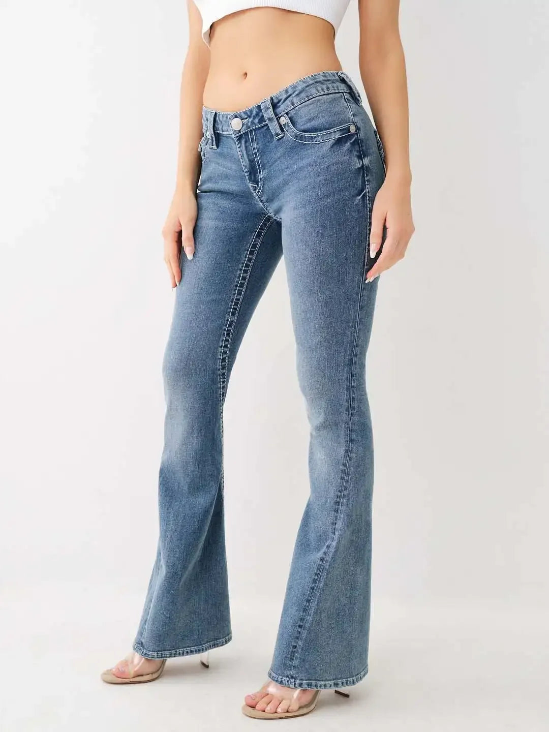 🌒 Lunaria Moonflare Pocket Jeans