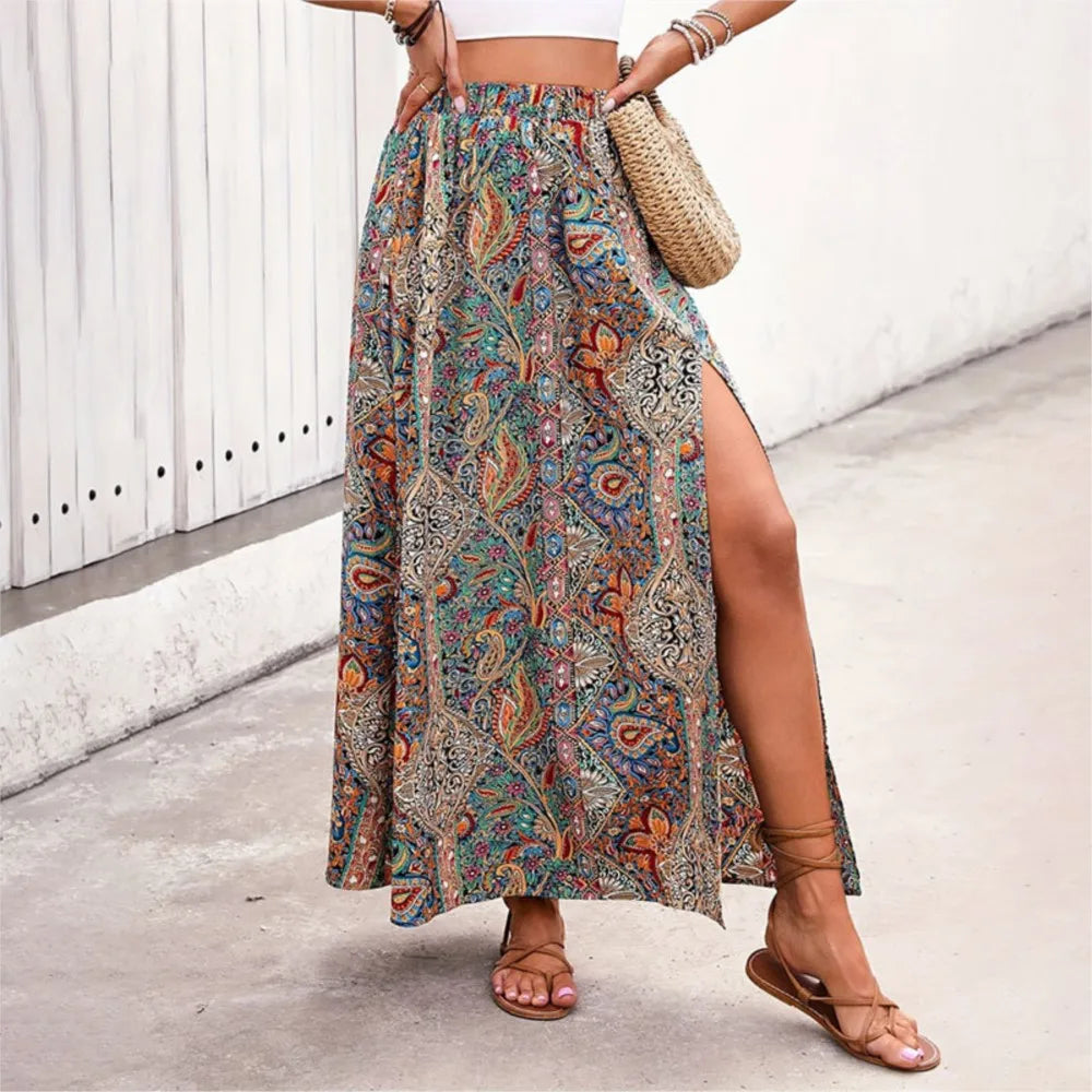 ☼ Solstice Mosaic A-Line Skirt ☼