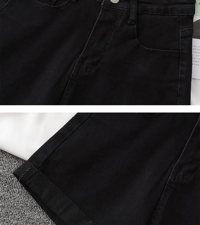 ✧ Lunaria Nova A-Line Denim Shorts