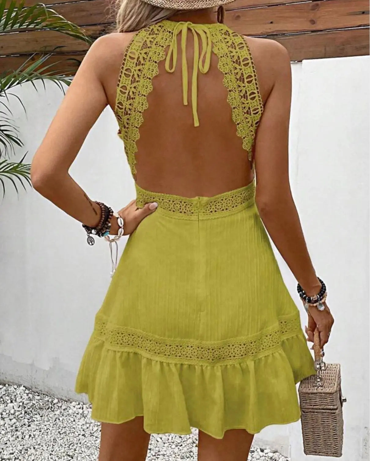 𓇼 Lunaria Solstice Breeze Halter Dress ✹⟡