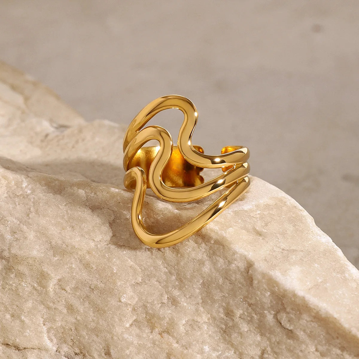 🌊 Lunaria AeonWave Ring 🌊